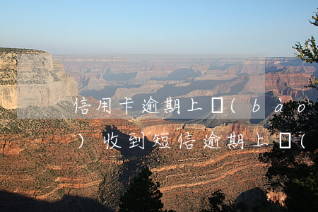 信用卡逾期上報(bào)征信會(huì)收到短信(逾期上報(bào)征信會(huì)有短信通知嗎)