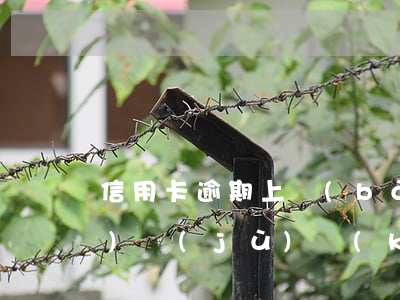 信用卡逾期上報(bào)金融數(shù)據(jù)庫(kù)怎么辦(已經(jīng)逾期須上報(bào)數(shù)據(jù)庫(kù))
