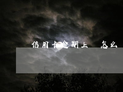 信用卡逾期上訴怎么寫