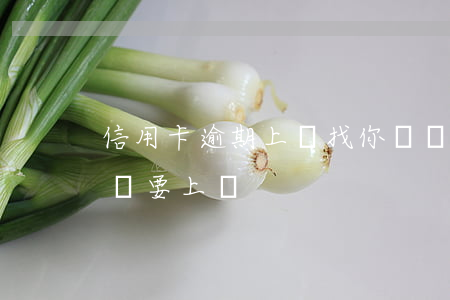 信用卡逾期上門找你說讓你簽字(信用卡欠款說要上門)