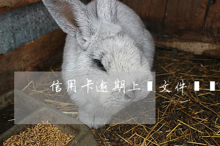 信用卡逾期上門文件應該簽收嗎
