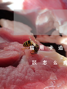 信用卡逾期上門是協商嗎(信用卡逾期上門約談怎么處理)