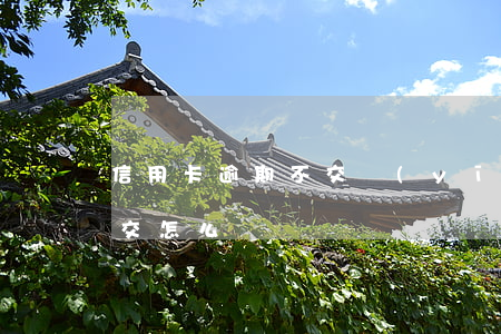 信用卡逾期不交醫(yī)社保(社保逾期不交怎么辦)