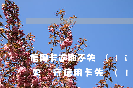 信用卡逾期不失聯(lián)銀行起訴嗎(欠銀行信用卡失聯(lián)會怎樣啊)