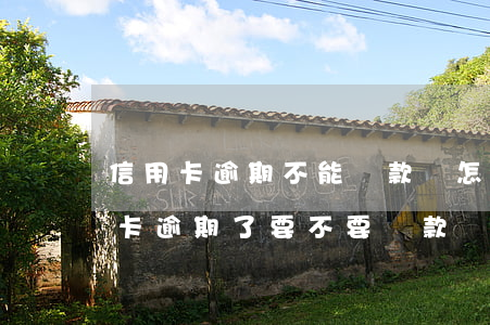 信用卡逾期不能還款會怎樣(本人不在了信用卡逾期了要不要還款)