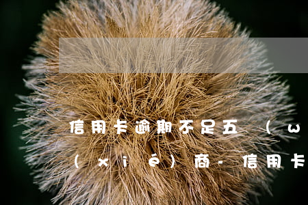 信用卡逾期不足五萬(wàn)銀行拒絕協(xié)商-信用卡逾期不足五萬(wàn)銀行拒絕協(xié)商還款