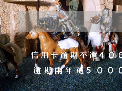 信用卡逾期不還4000元(信用卡3000逾期兩年還5000)