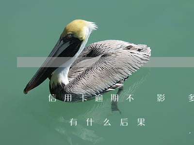信用卡逾期不還影響多久(信用卡逾期一直不還有什么后果)