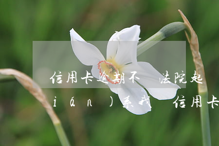 信用卡逾期不還法院起訴流程 有律師聯(lián)系我說信用卡逾期起訴了