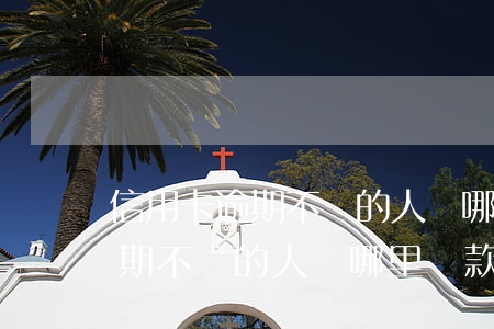 信用卡逾期不還的人從哪里貸款-信用卡逾期不還的人從哪里貸款呢