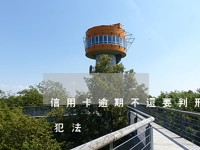 信用卡逾期不還要判刑(信用卡逾期了算不算犯法)