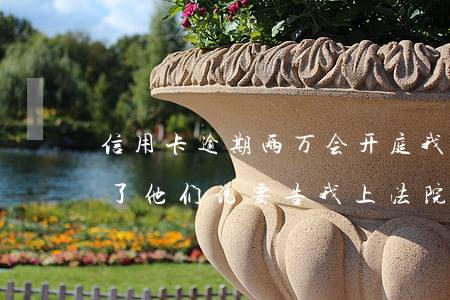 信用卡逾期两万会开庭(我信用卡逾期几个月了他们说要告我上法院)