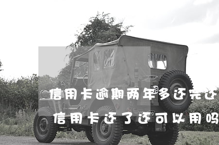 信用卡逾期两年多还完还能用吗(逾期两年的信用卡还了还可以用吗)