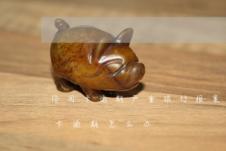 信用卡逾期严重银行报案吗(因刑事案件信用卡逾期怎么办)