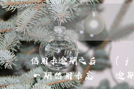 信用卡逾期之后還進(jìn)去一部分(有一期信用卡忘記還,逾期了,可以多還一些么)