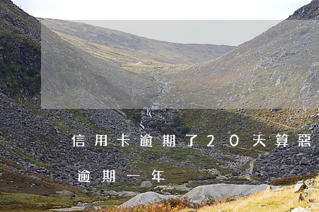 信用卡逾期了20天算惡意拖欠嗎(欠信用卡逾期一年)