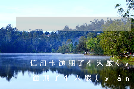 信用卡逾期了4天嚴(yán)重嗎(信用卡逾期了4天嚴(yán)重嗎怎么辦)