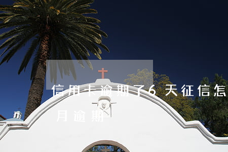 信用卡逾期了6天征信怎么辦-信用卡6個月逾期