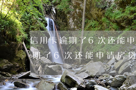 信用卡逾期了6次还能申请房贷吗(信用卡逾期了6次还能申请房贷吗)