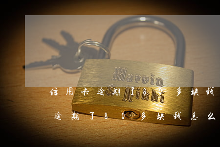 信用卡逾期了80多块钱怎么办呀-信用卡逾期了80多块钱怎么办呀怎么解决