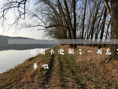 信用卡逾期了一周忘了(信用卡逾期了幾天沒事吧)