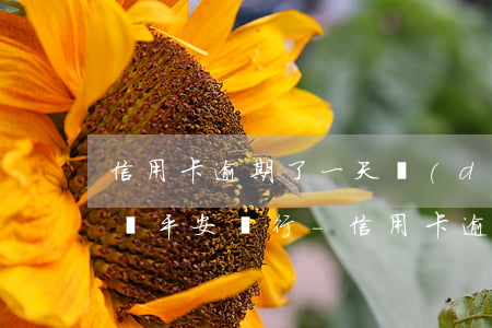 信用卡逾期了一天對(duì)征信有影響嗎平安銀行-信用卡逾期了一天對(duì)征信有影響嗎平安銀行