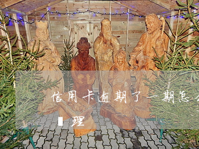 信用卡逾期了一期怎么辦(信用卡逾期一年想處理)