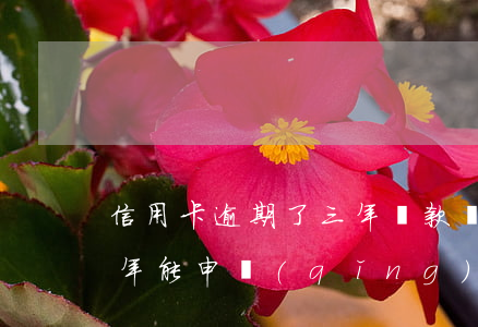 信用卡逾期了三年還款還能用嗎(逾期還清三年能申請(qǐng)信用卡嗎)