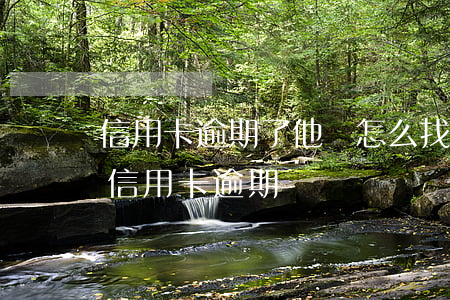 信用卡逾期了他們怎么找到我位置-在哪看信用卡逾期記錄