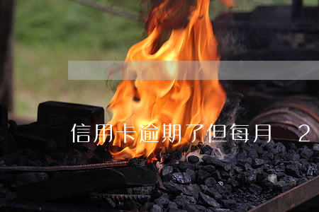 信用卡逾期了但每月還2百