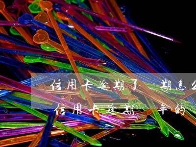 信用卡逾期了兩期怎么辦(有沒(méi)有信用卡逾期兩年的)