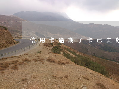 信用卡逾期了卡已失效(我信用卡逾期了)