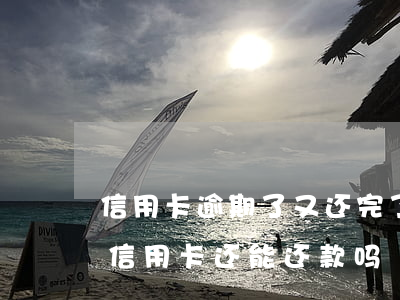 信用卡逾期了又还完了能注销吗(已经注销的信用卡还能还款吗)