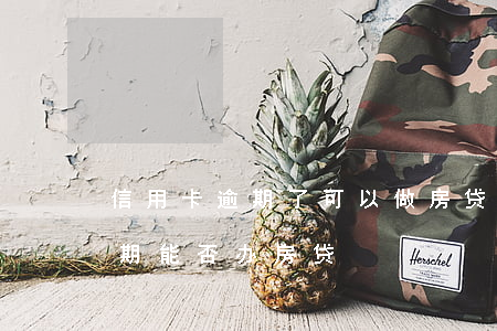 信用卡逾期了可以做房贷么(发生过信用卡逾期能否办房贷)