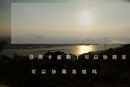 信用卡逾期了可以协商冻结吗(信用卡逾期了可以协商冻结吗)