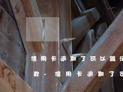 信用卡逾期了可以跟法院協(xié)商還款-信用卡逾期了可以跟法院協(xié)商還款嗎
