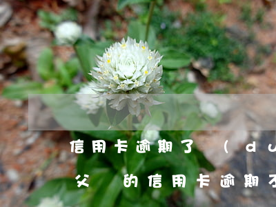 信用卡逾期了對(duì)父母有什么影響(父親的信用卡逾期不還對(duì)子女的影響嗎)
