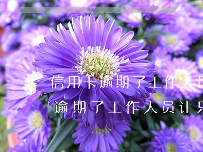 信用卡逾期了工作人员让只还本金-信用卡逾期了工作人员让只还本金怎么办