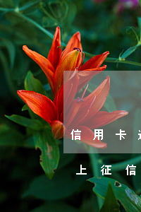 信用卡逾期了幾天上征信(信用卡逾期過幾天上征信嗎)