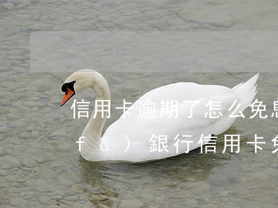 信用卡逾期了怎么免息廣發(fā)(廣發(fā)銀行 信用卡 免息 期)