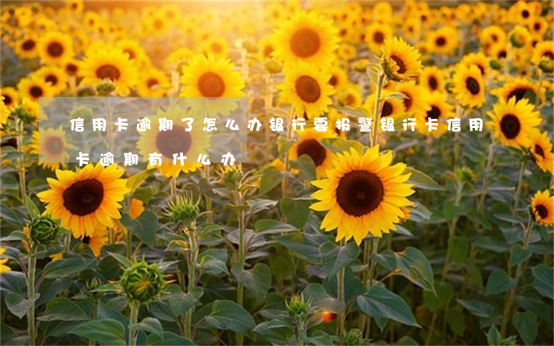 信用卡逾期了怎么办银行要报警(银行卡信用卡逾期有什么办)