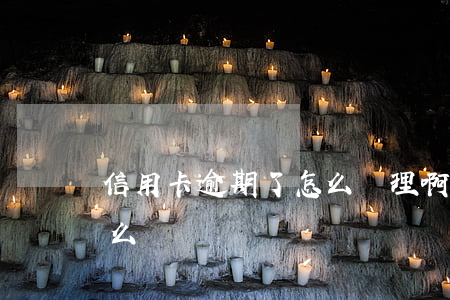 信用卡逾期了怎么處理啊(銀行信用卡逾期怎么辦)