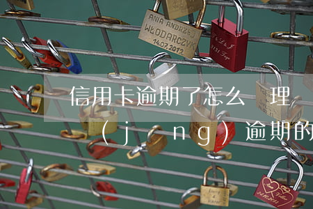 信用卡逾期了怎么辦理個(gè)性分期(已經(jīng)逾期的信用卡如何辦理分期)