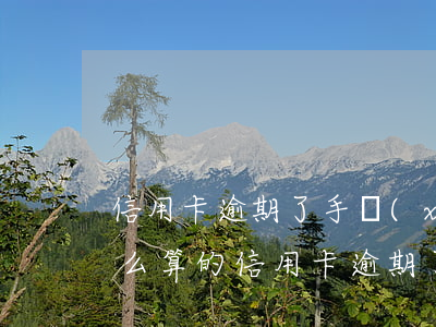信用卡逾期了手續(xù)費(fèi)怎么算的(信用卡逾期了手續(xù)費(fèi)怎么算的利息)