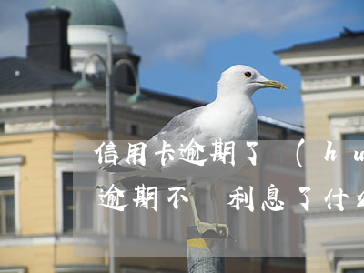 信用卡逾期了會(huì)長利息嗎(信用卡逾期不漲利息了什么情況)
