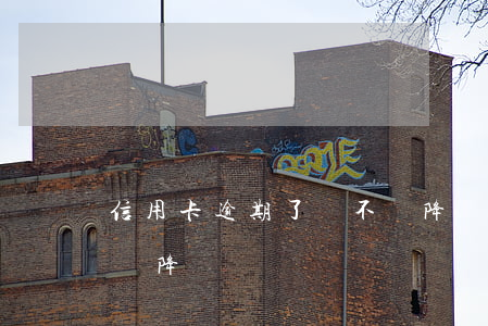 信用卡逾期了會不會降額(信用卡逾期了會不會降額)