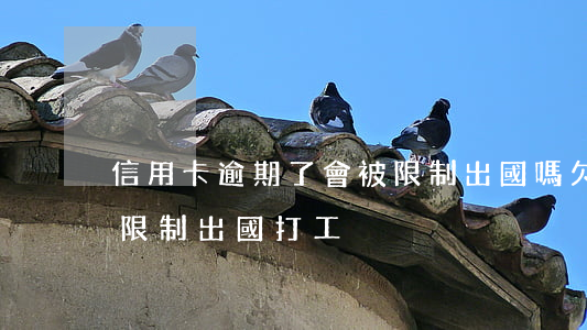 信用卡逾期了會被限制出國嗎(欠信用卡幾萬,限制出國打工)