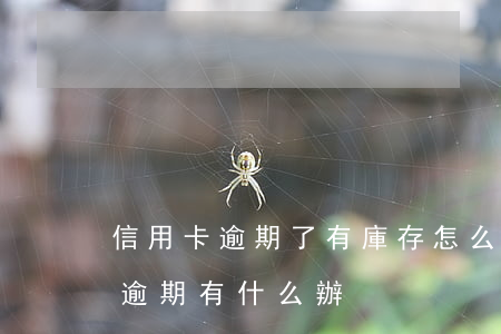 信用卡逾期了有庫存怎么處理(銀行卡信用卡逾期有什么辦)