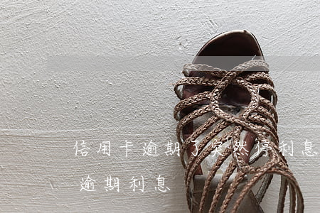 信用卡逾期了突然停利息了(信用卡 逾期罰息 逾期利息)