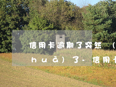 信用卡逾期了突然沒(méi)人打電話(huà)了-信用卡逾期了突然沒(méi)人打電話(huà)了怎么辦